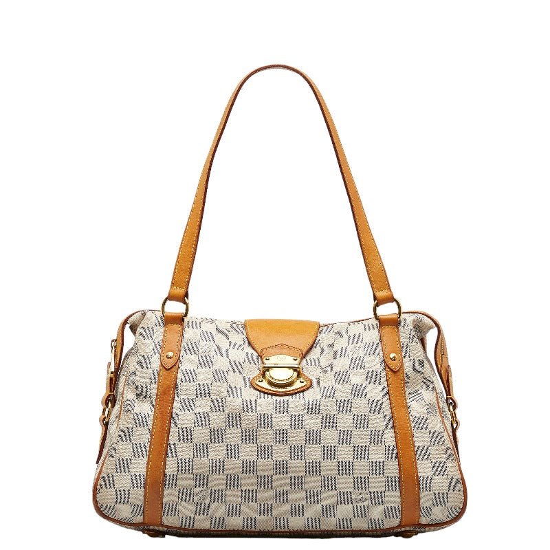 LOUIS VUITTON Louis Vuitton Damière Azur N42220 Handbag PVC/Laser White