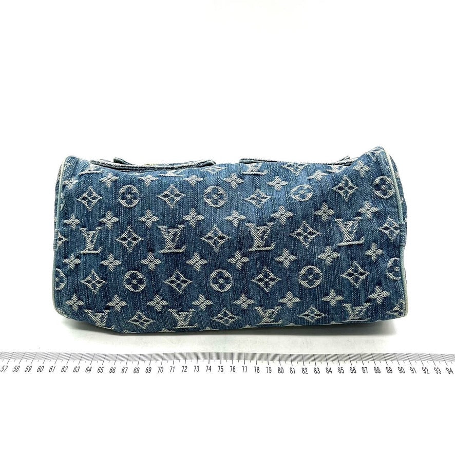 LV Louis Vuitton Denim Neo Speedy Boston Bag