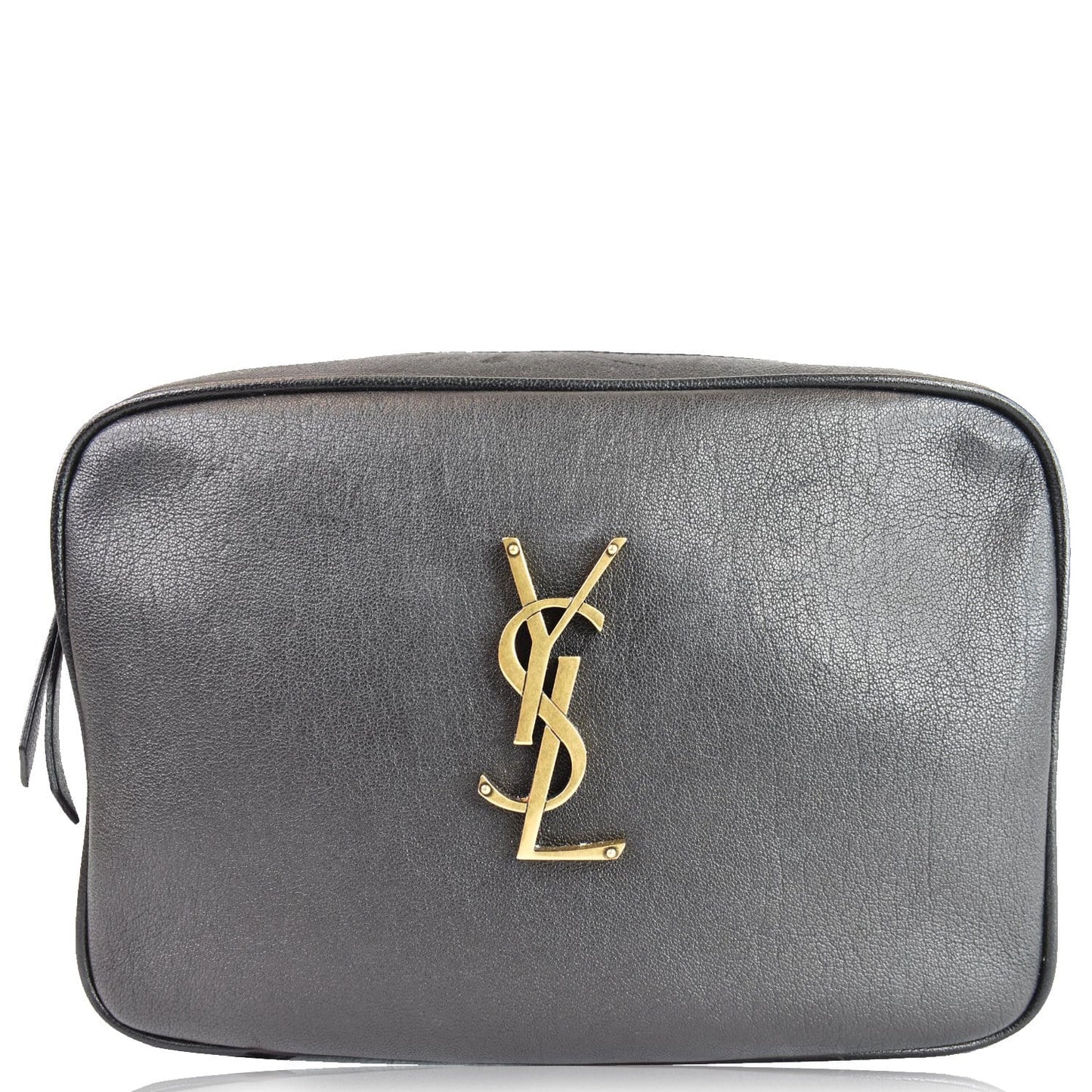 SAINT LAURENT Lou Camera Monogram Leather Shoulder Bag Black