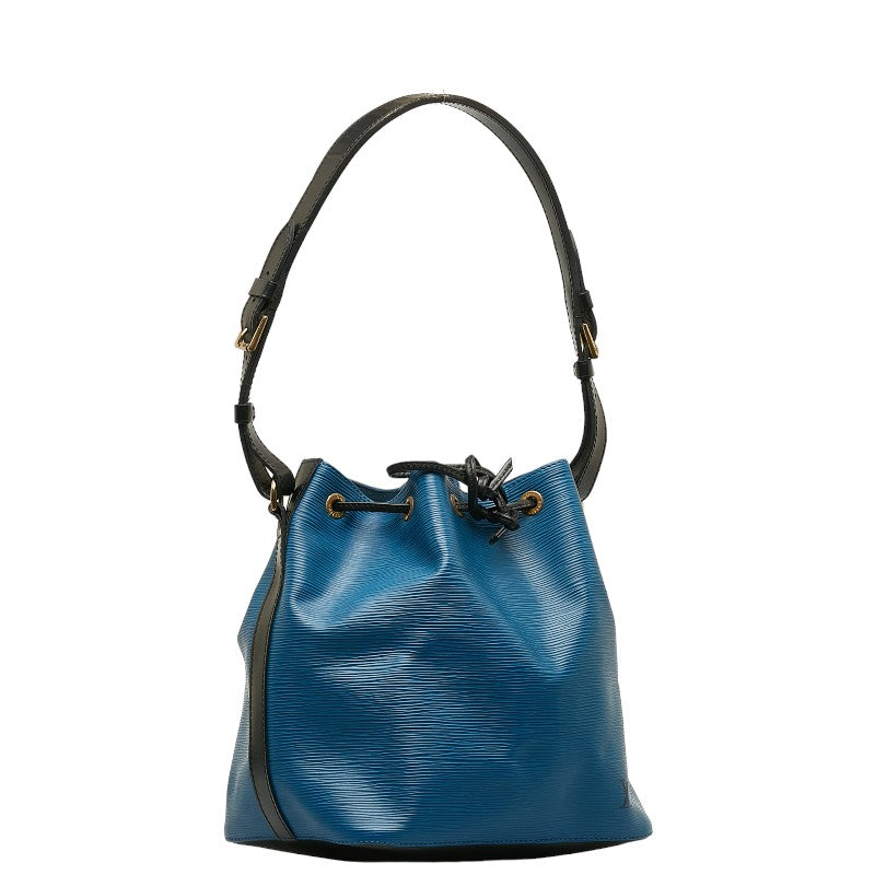Louis Vuitton Epic Puccinoe Shoulder Bag M44152 Tread Blue Noir Leather Lady Louis Vuitton
