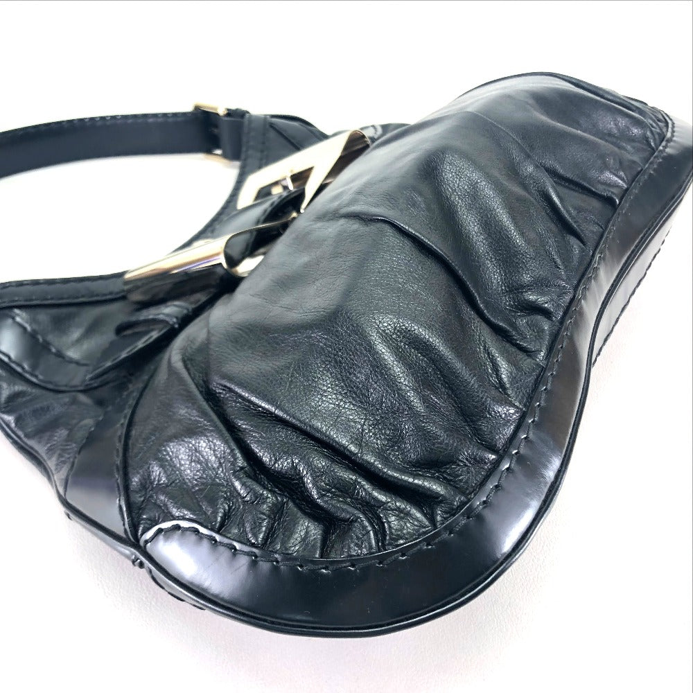 GUCCI Shoulder Bag 189885 leather black QUEEN (queen) Women