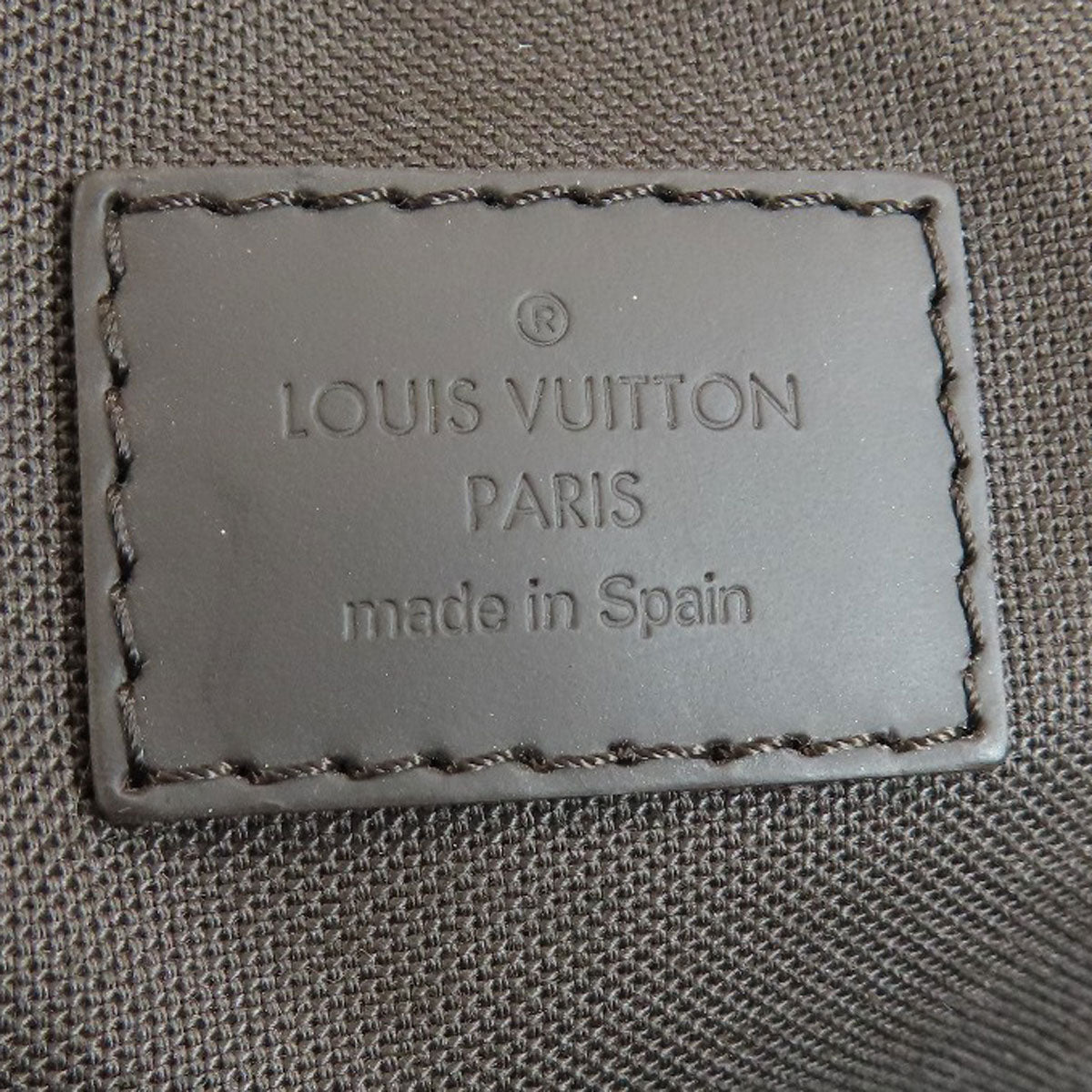 LOUIS VUITTON Business bag N41466 Damier canvas Brown Porto Document Voyage PM Damier Ebene Women