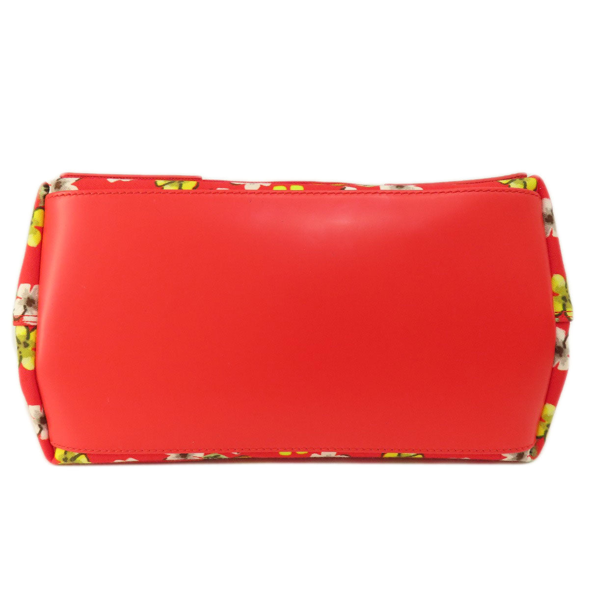 BALENCIAGA Handbag 329933 canvas Red Navy Cabas Flower Motif Women