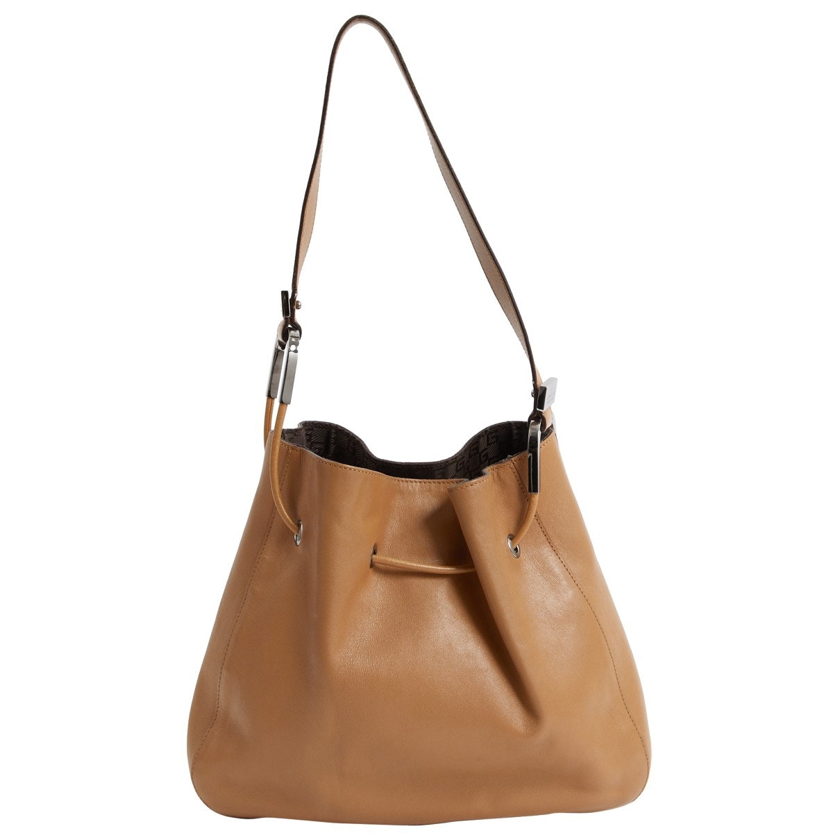 Gucci camel leather handbag
