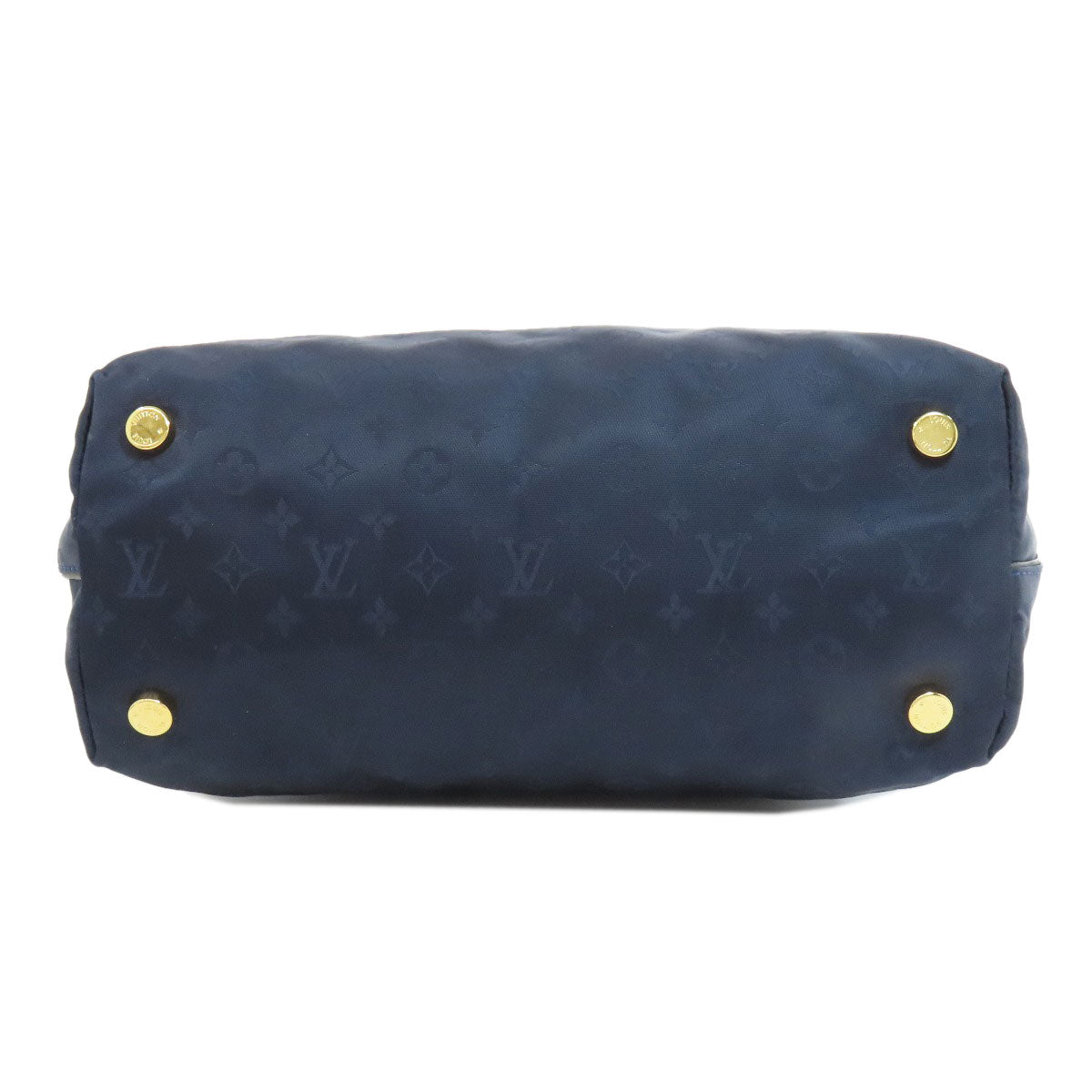LOUIS VUITTON Handbag Monogram de Jour blue Lockit Verti Women