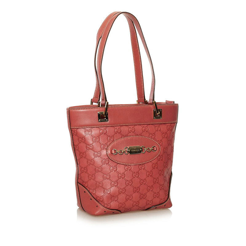 Gucci Lou Leather Top Handle Handbag