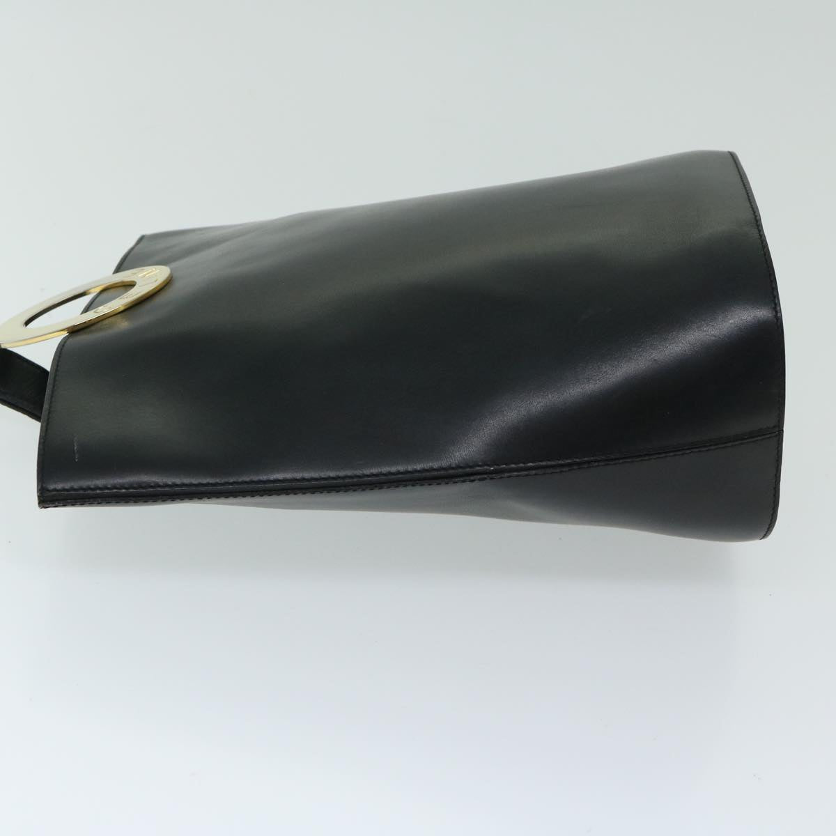 Luxury CELINE Shoulder Bag Leather Black 67807