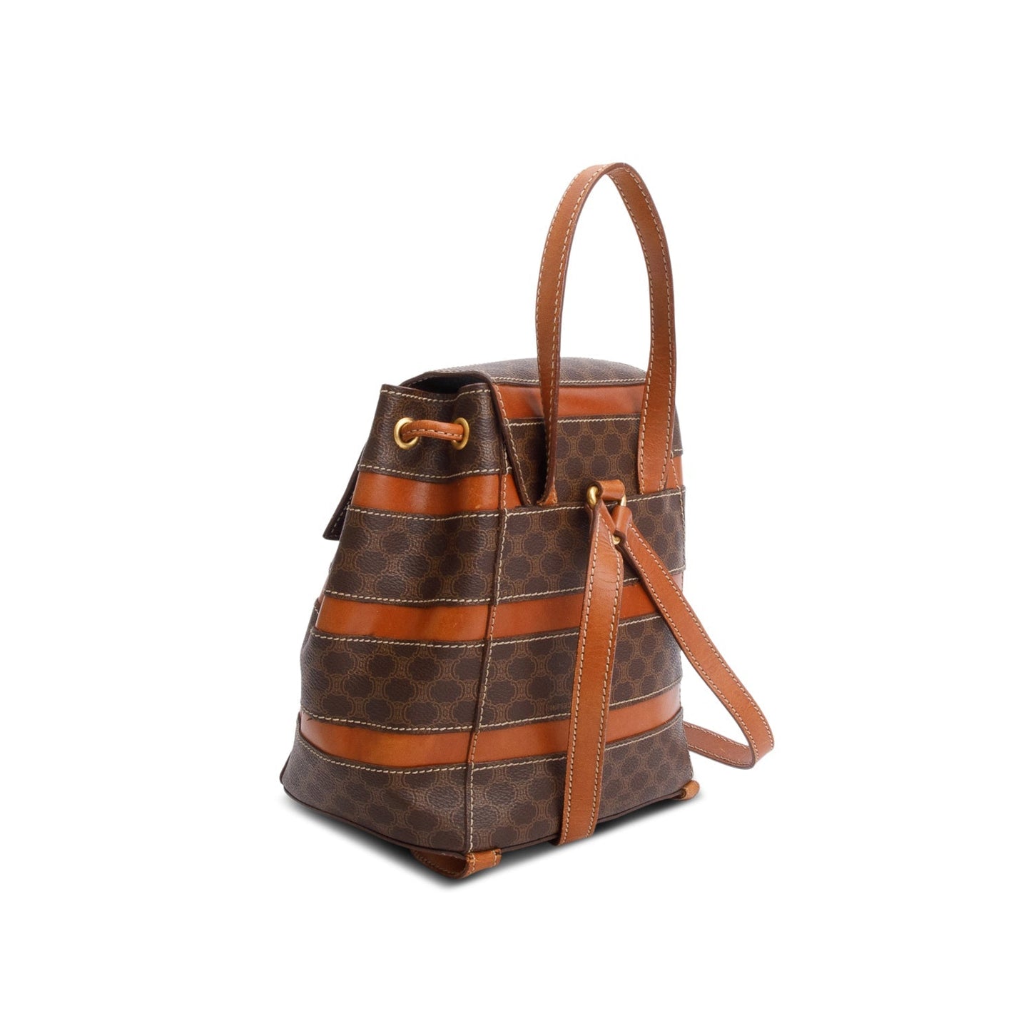 Celine Brown Monogram Macadam Backpack