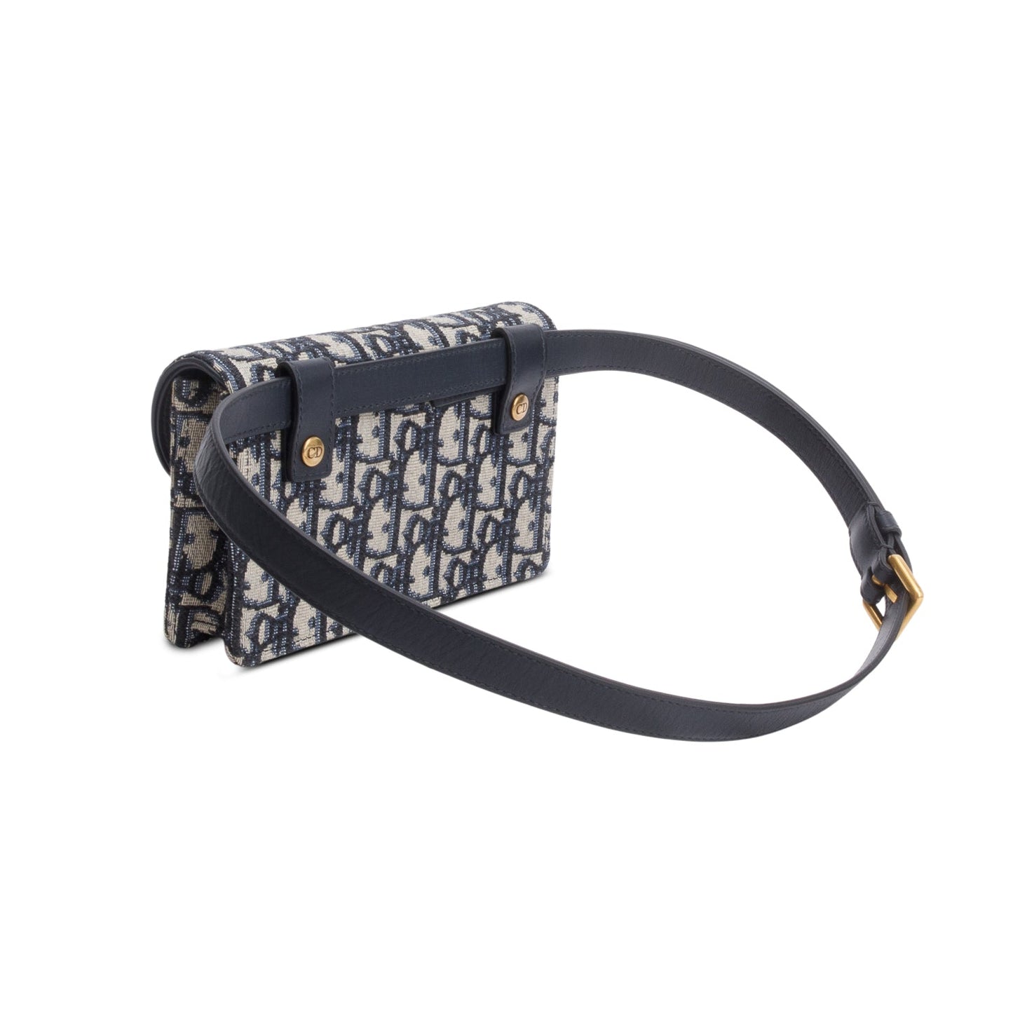 Christian Dior Oblique Saddle Belt Pouch