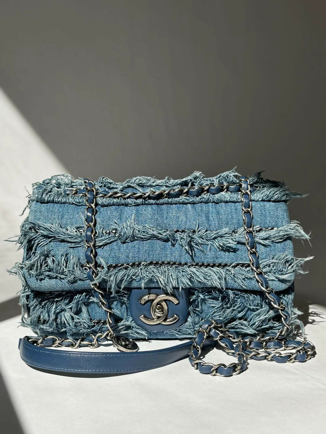 Chanel Paris-Dubai Medium Denim Flap Bag