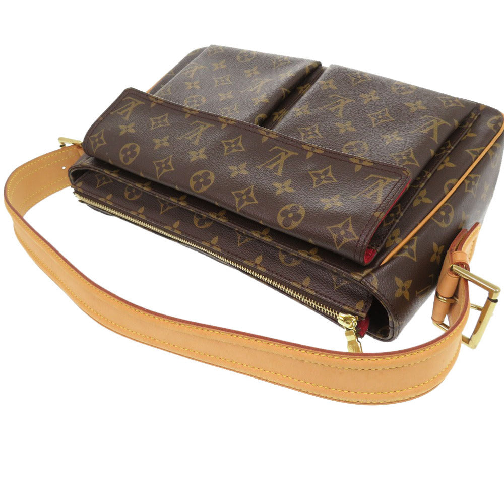 LOUIS VUITTON Shoulder Bag Monogram canvas Brown Monogram Vivasite GM Women