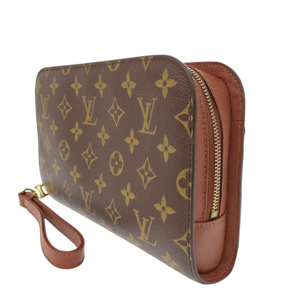 Luxury Women's Handbag | LOUIS VUITTON business bag Monogram canvas Brown Orsay unisex(Unisex)