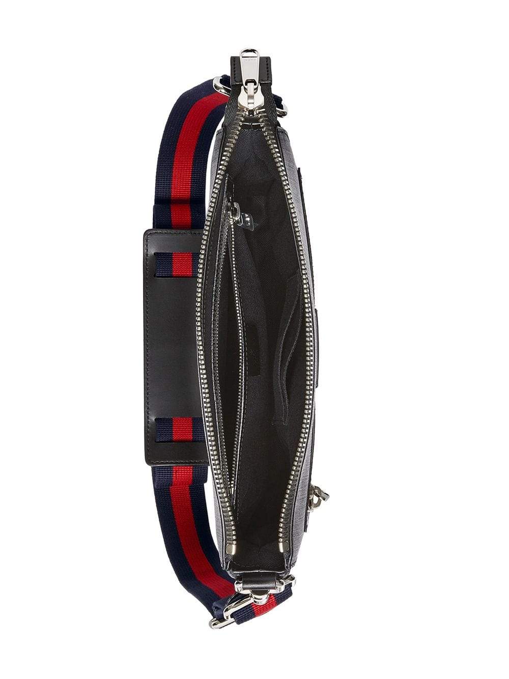 Gucci Monogram Nylon Leather Canvas Crossbody