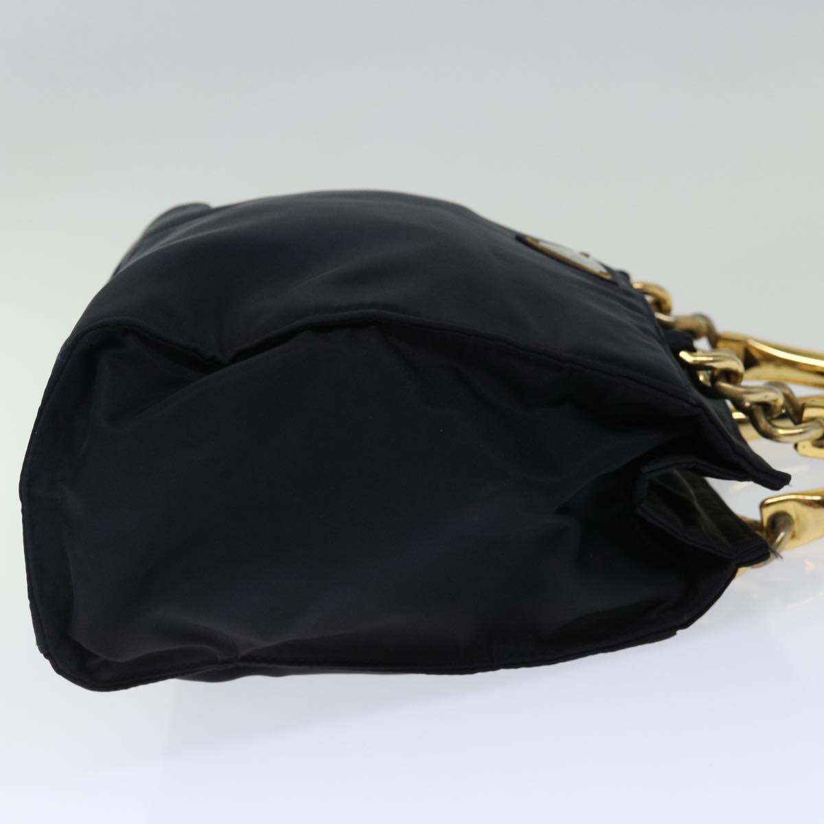 PRADA Hand Bag Nylon Navy Auth 71498