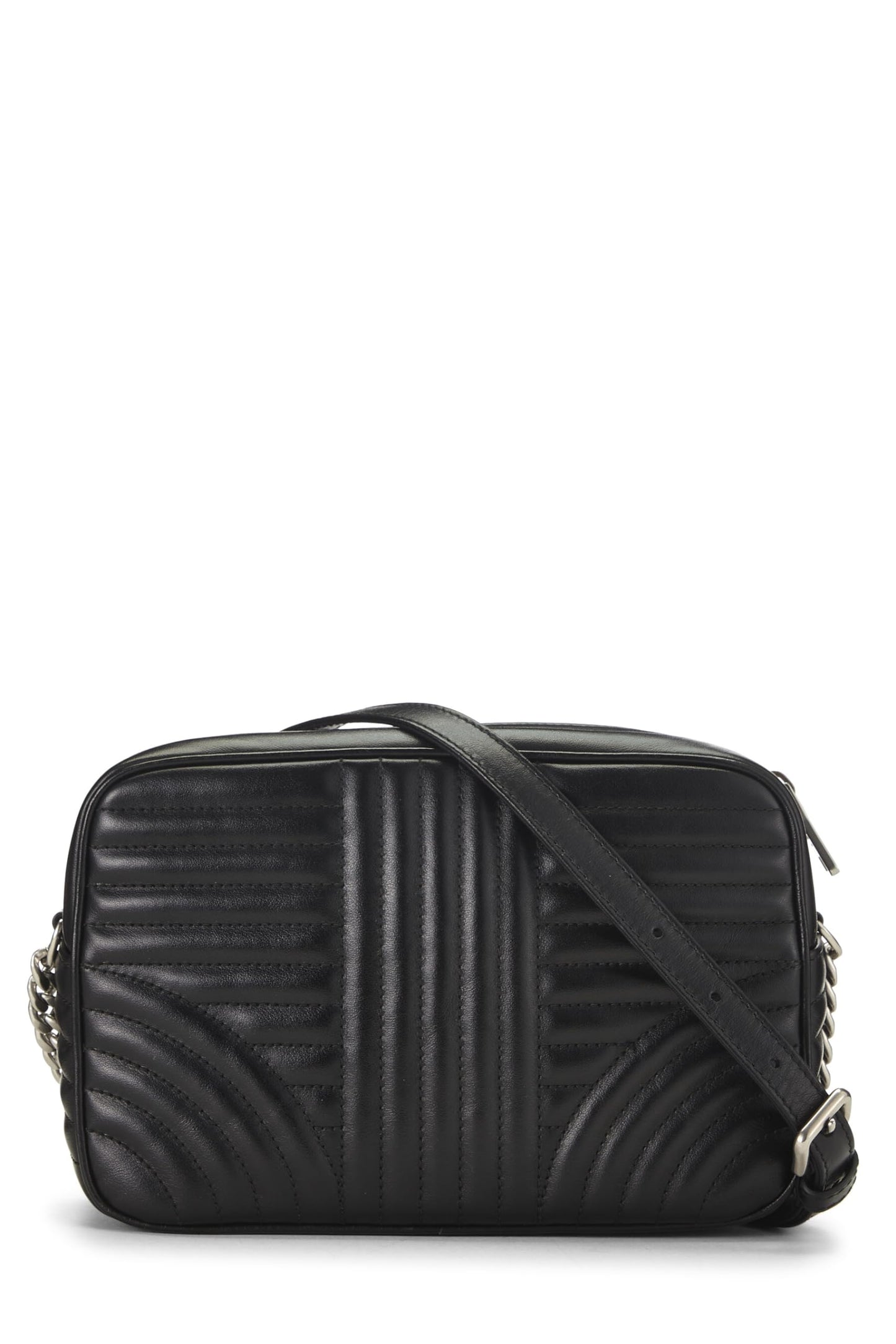 Prada, Black Calfskin Diagramme Camera Bag Medium, Black