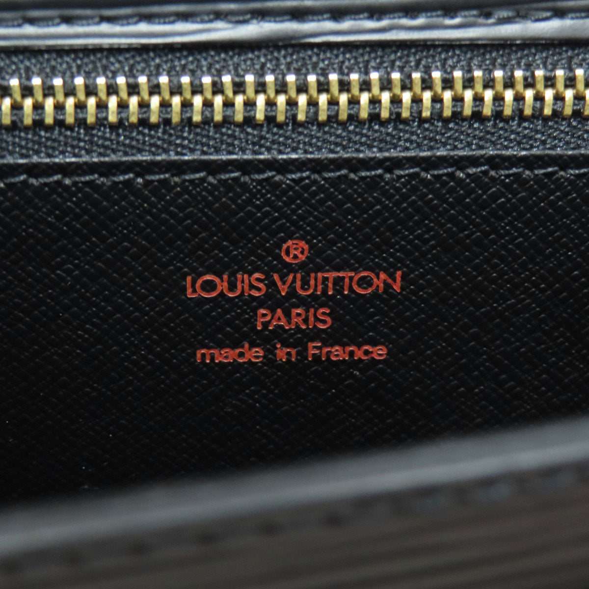 LOUIS VUITTON business bag M52612 Epi black Serie Dragonne mens