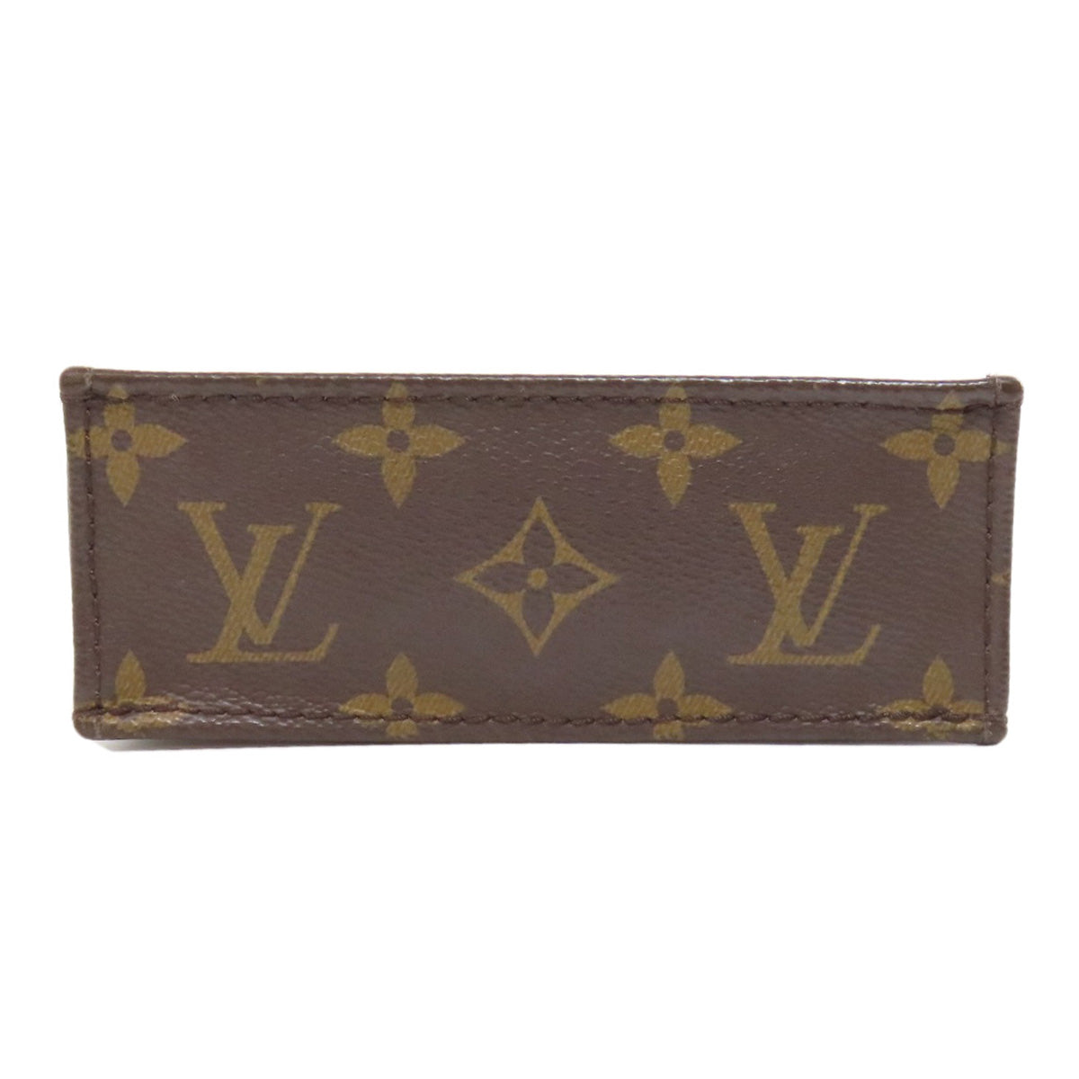 LOUIS VUITTON Handbag Monogram canvas Brown Petit Sac Plat