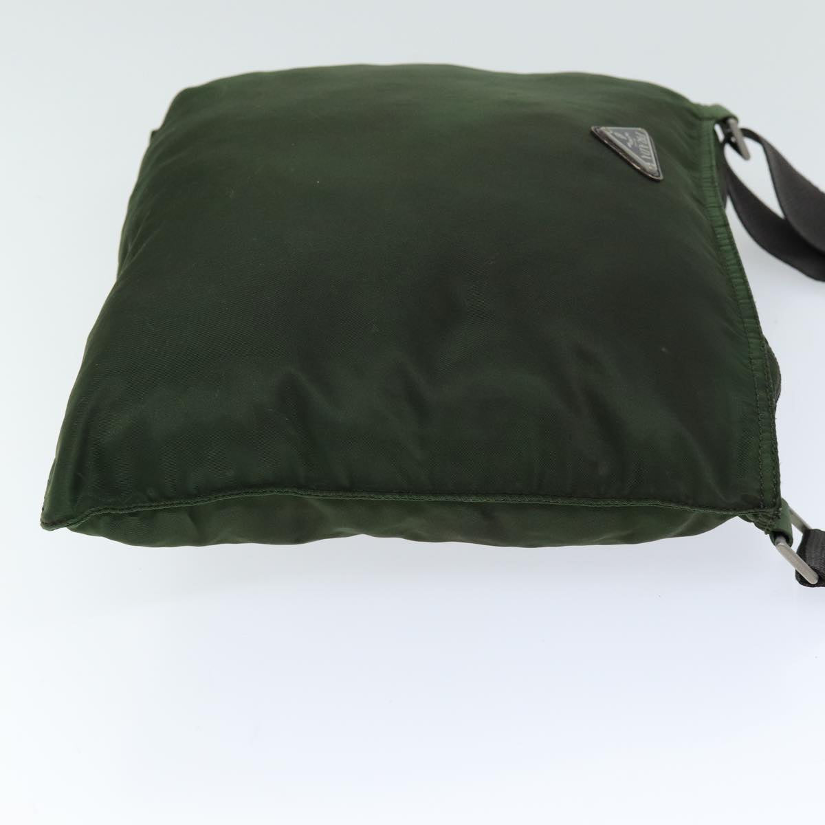 PRADA Shoulder Bag Nylon Khaki Auth 75999