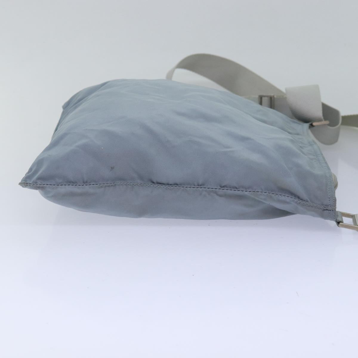PRADA Shoulder Bag Nylon Light Blue Auth 77634