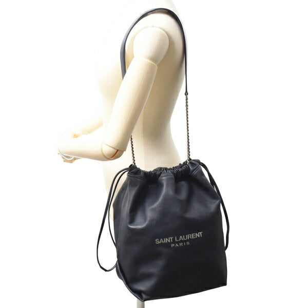 Saint Laurent Teddy Lambskin Shoulder Bag