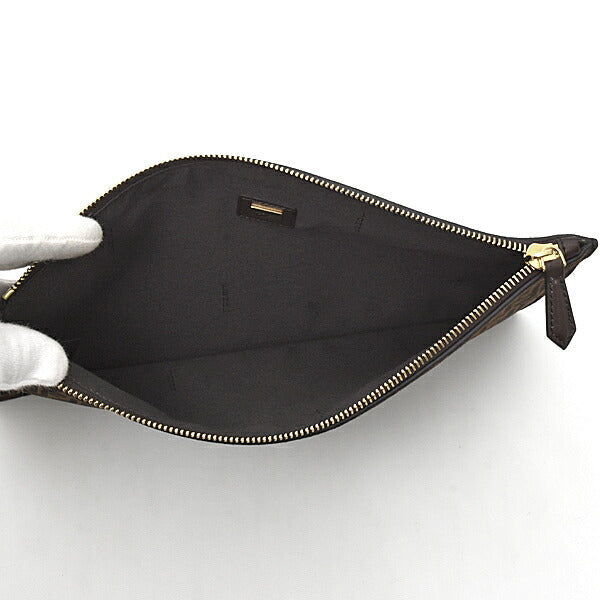 Fendi 26569 Canvas Shoulder Bag