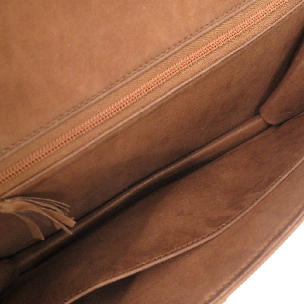 HERMES Shoulder Bag Doblis Brown Alcazar Women
