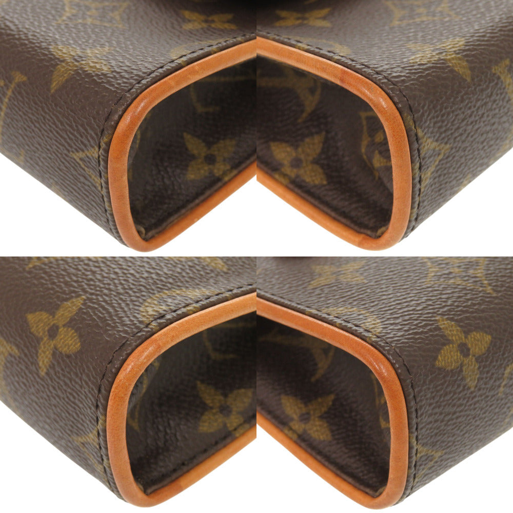 LOUIS VUITTON Waist bag Monogram canvas Brown Monogram Pochette Florentine Women