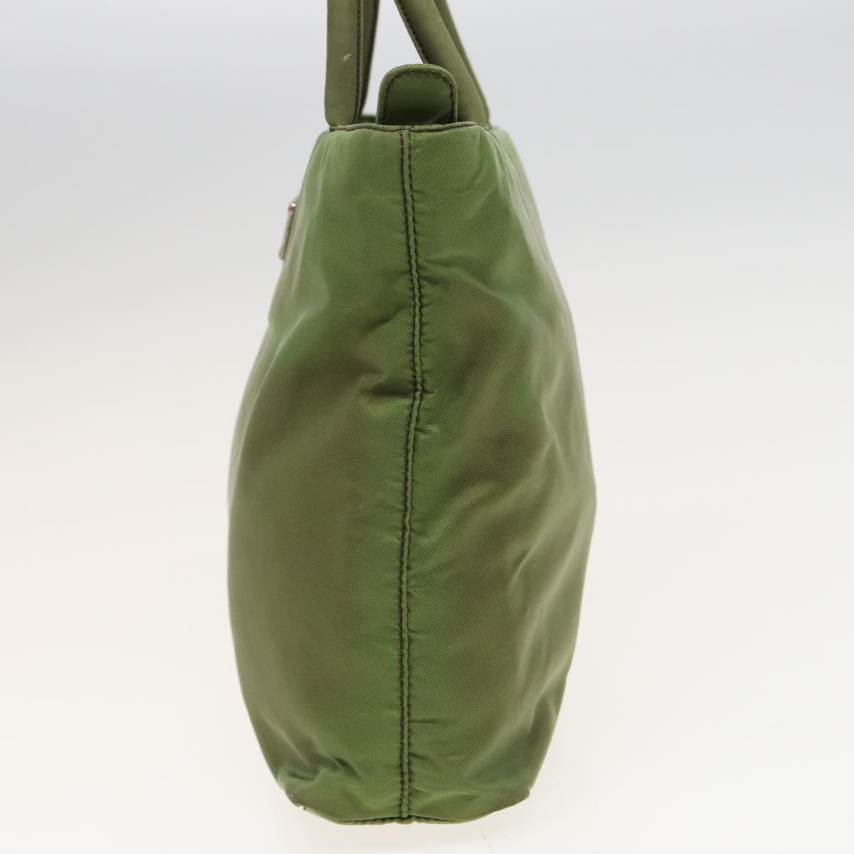 PRADA Hand Bag Nylon Khaki Auth