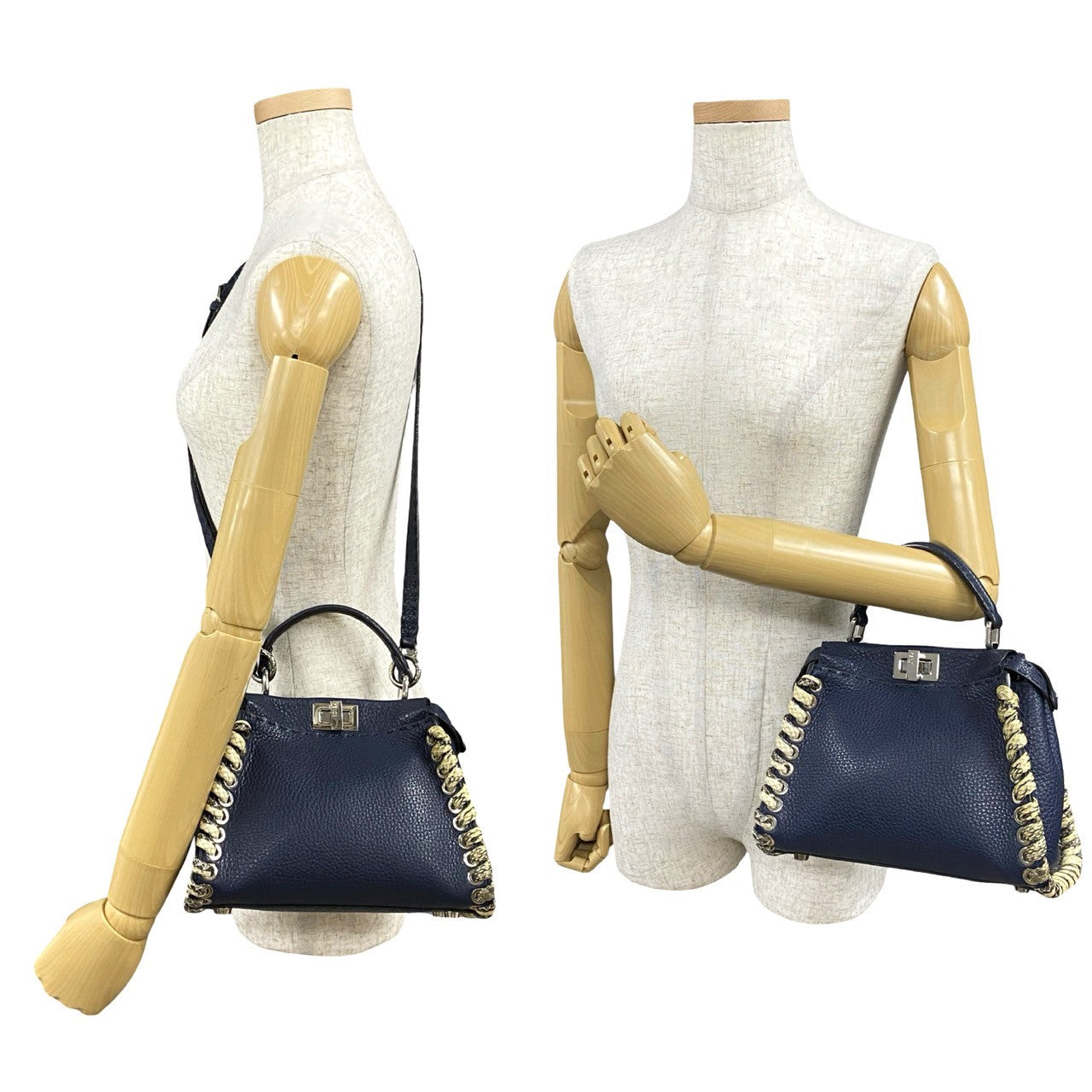 Fendi Peekaboo Leather 2way Bag