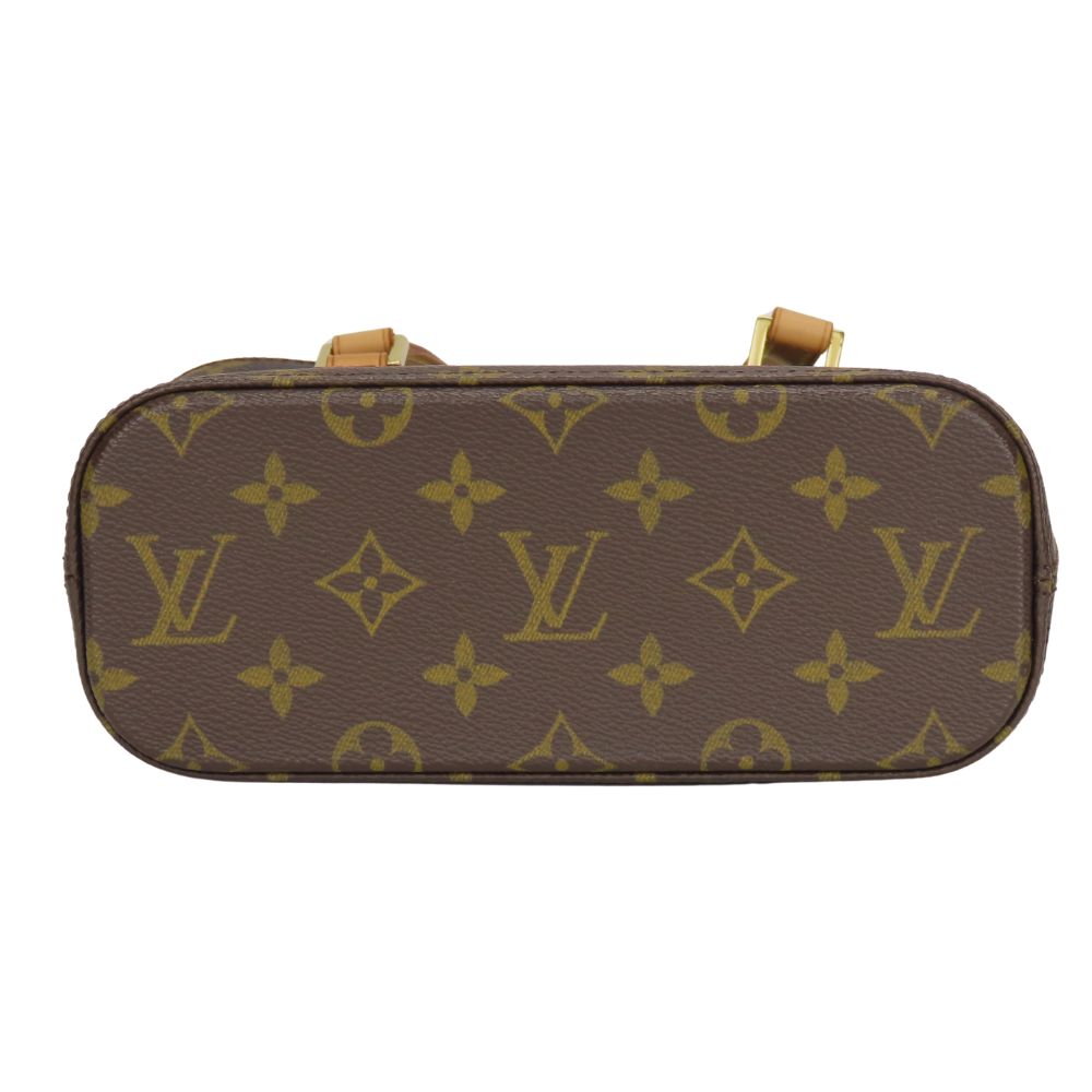 LOUIS VUITTON Handbag Monogram, Tanned Leather Brown Vavan PM Women