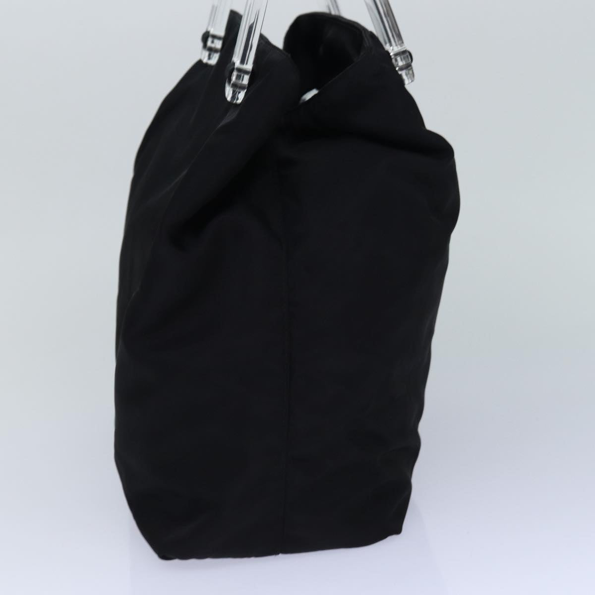 PRADA Hand Bag Nylon Black Auth