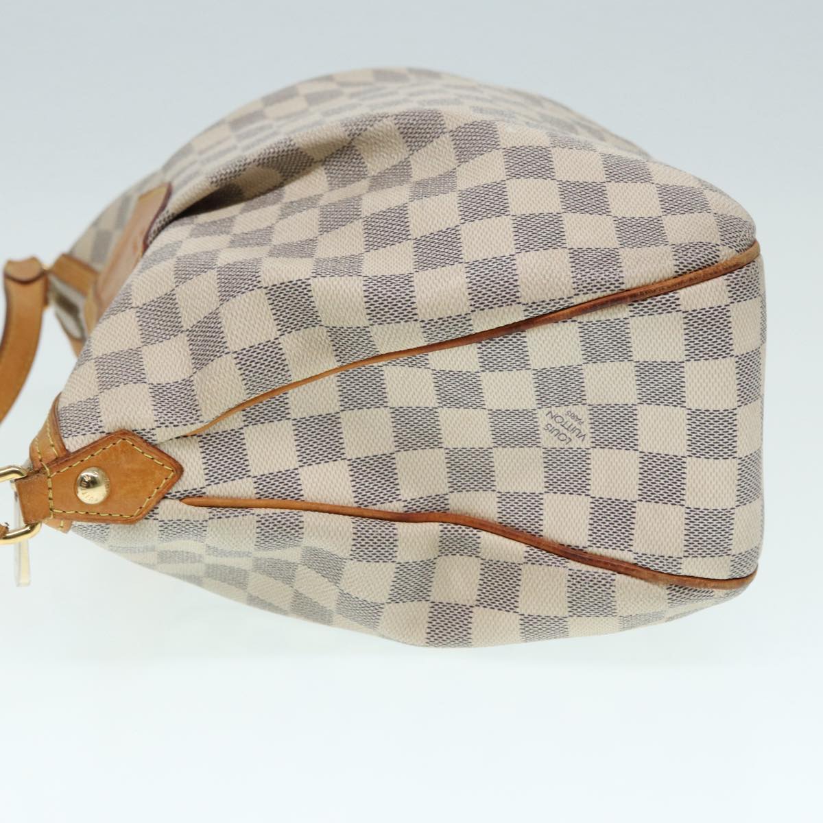LOUIS VUITTON Damier Azur Siracusa MM Shoulder Bag N41112 LV Auth 87968