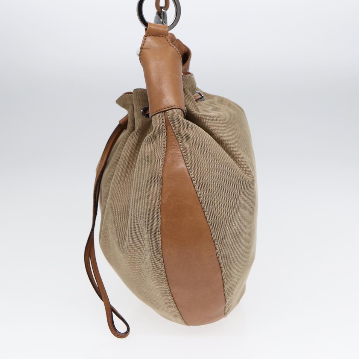 Gucci Leather Canvas Shoulder Bag