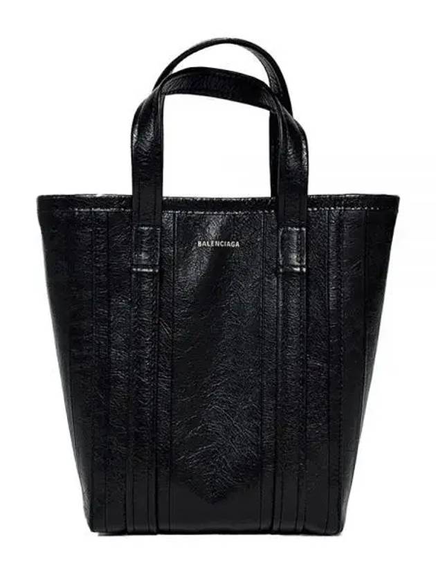 Luxury Balenciaga Trending 2026 Barbes Small Shopper Tote Bag Black