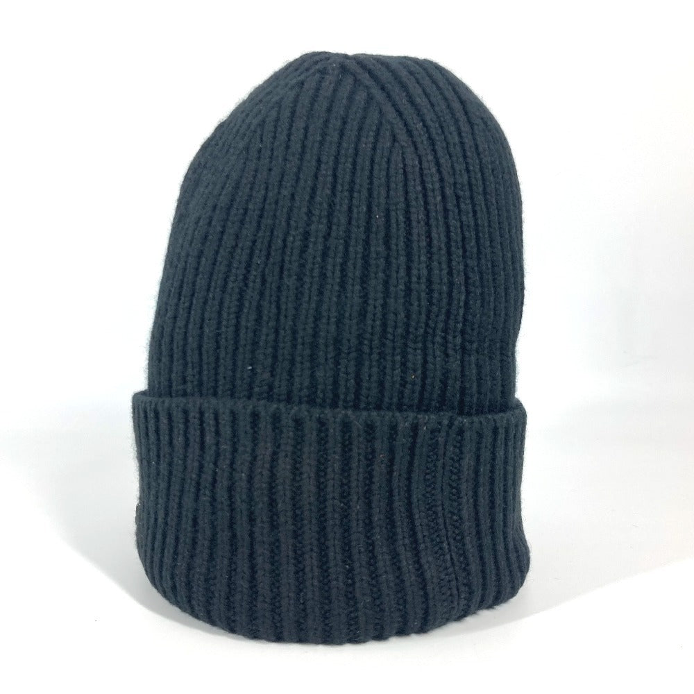 LOUIS VUITTON Knit hat cashmere black Bonnet LV Ahead mens