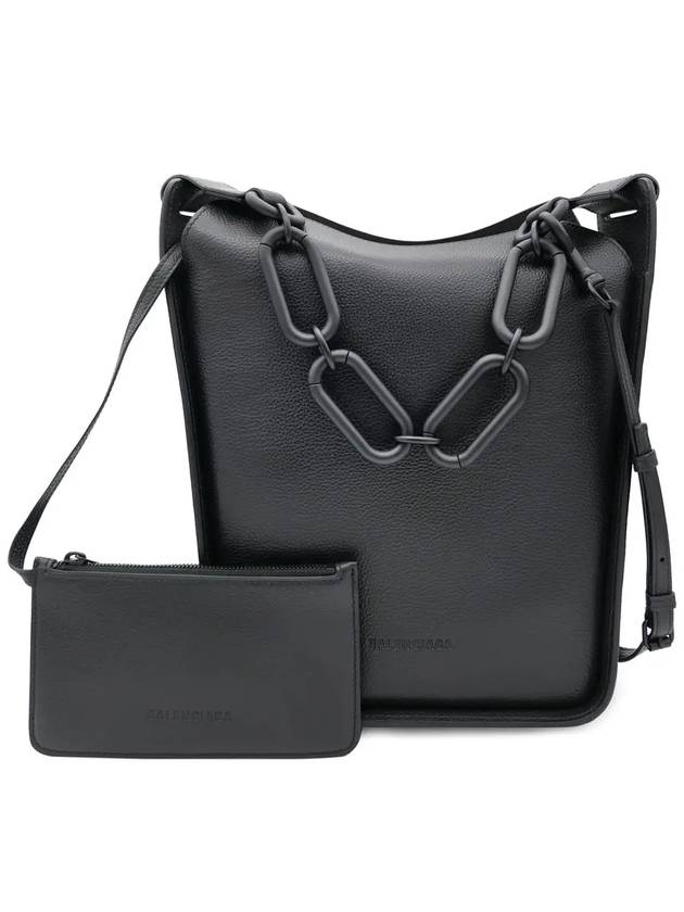 Luxury Balenciaga Trending 2026 Tool 2.0 South Chain Shoulder Bag Black