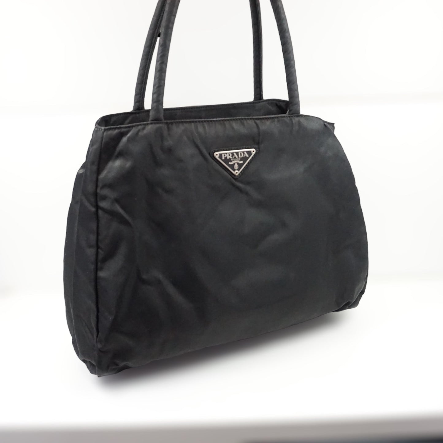 Prada Sort Tessuto City Luxury Handbag