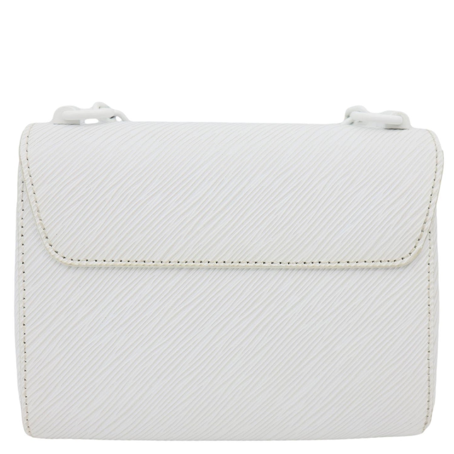 LOUIS VUITTON Twist PM Epi Leather Chain Shoulder Bag White