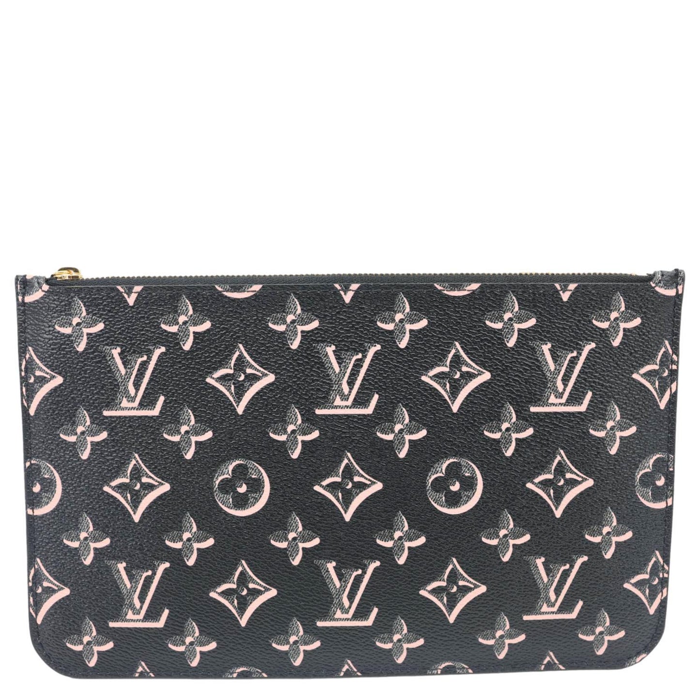 LOUIS VUITTON Fall For You Monogram Coated Canvas Wristlet Black
