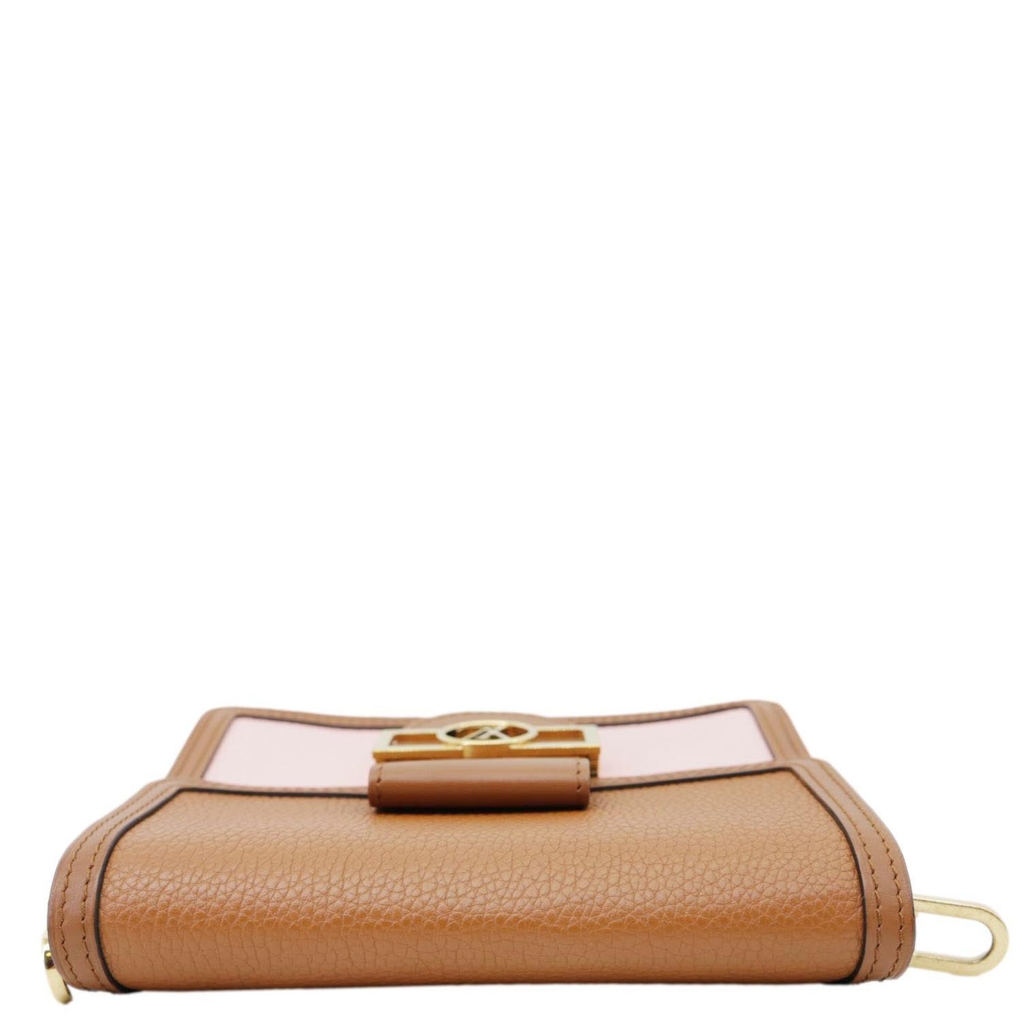 LOUIS VUITTON Dauphine Mini Taurillon Leather Shoulder Bag Pink