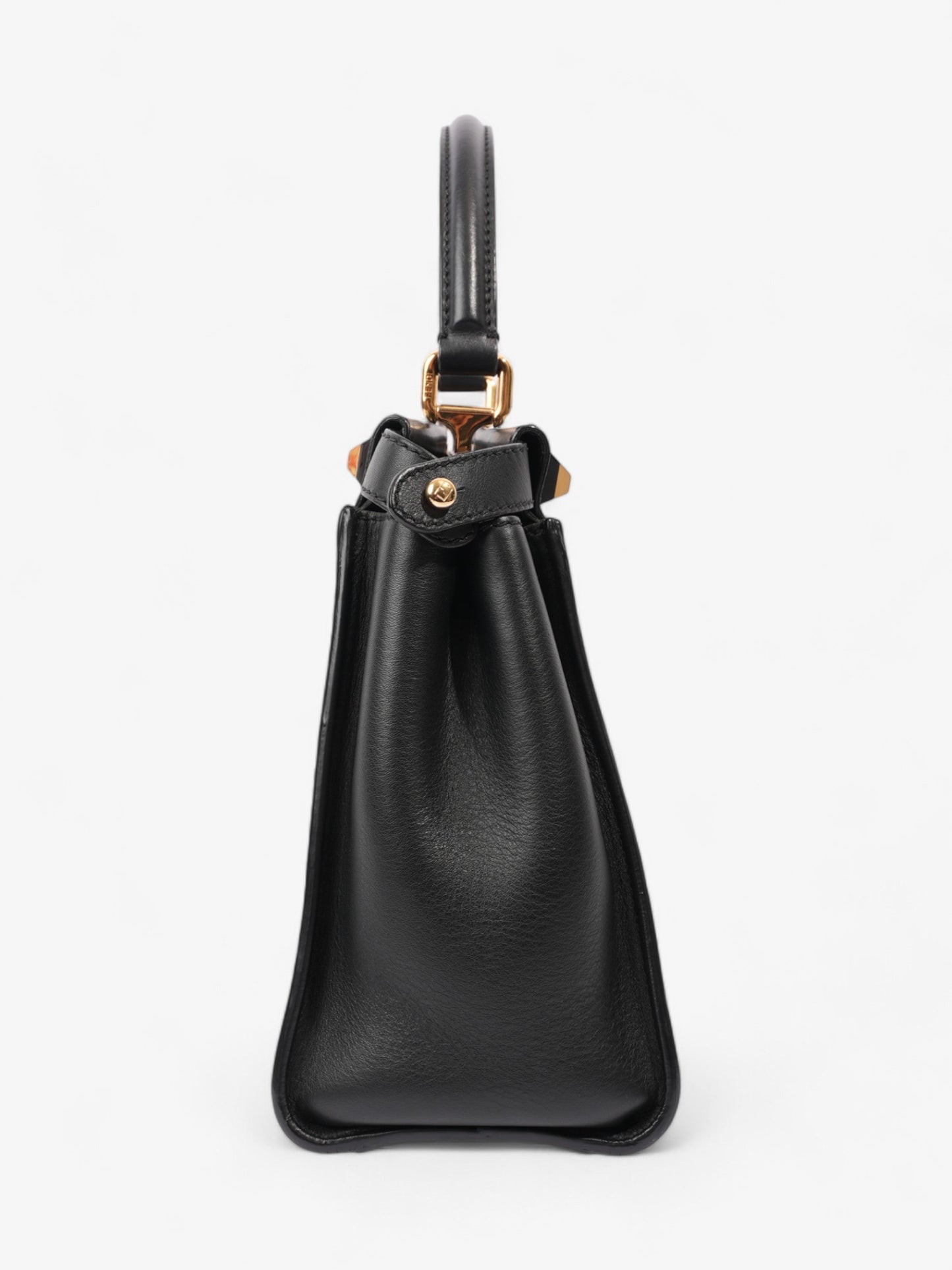 Fendi Baguette White Embossed Leather