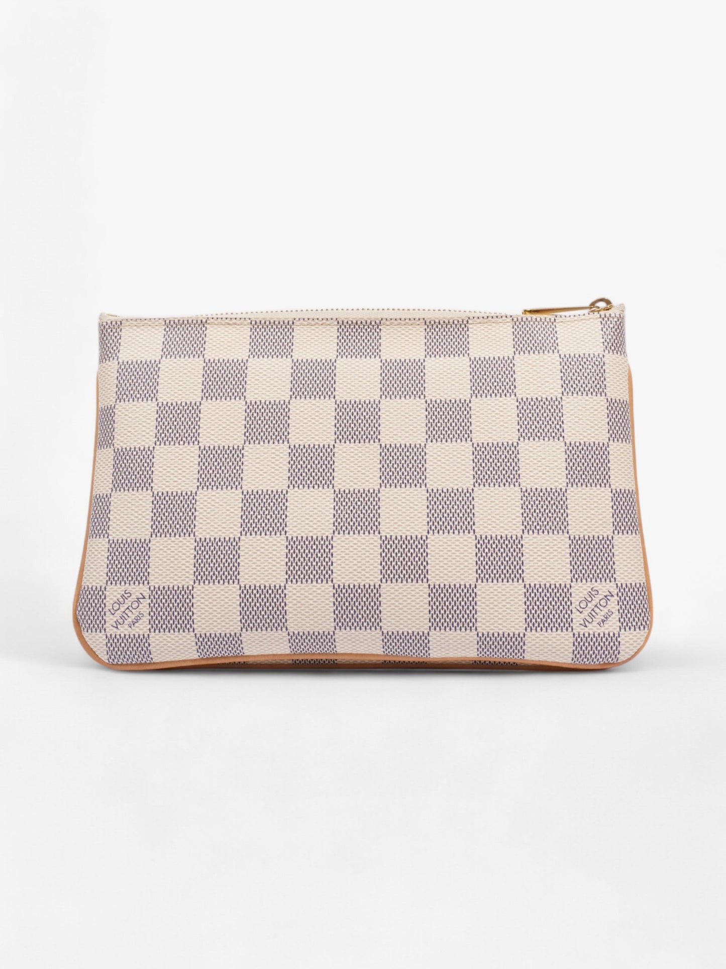 Louis Vuitton Pochette Double Zip Damier Azur Coated Canvas