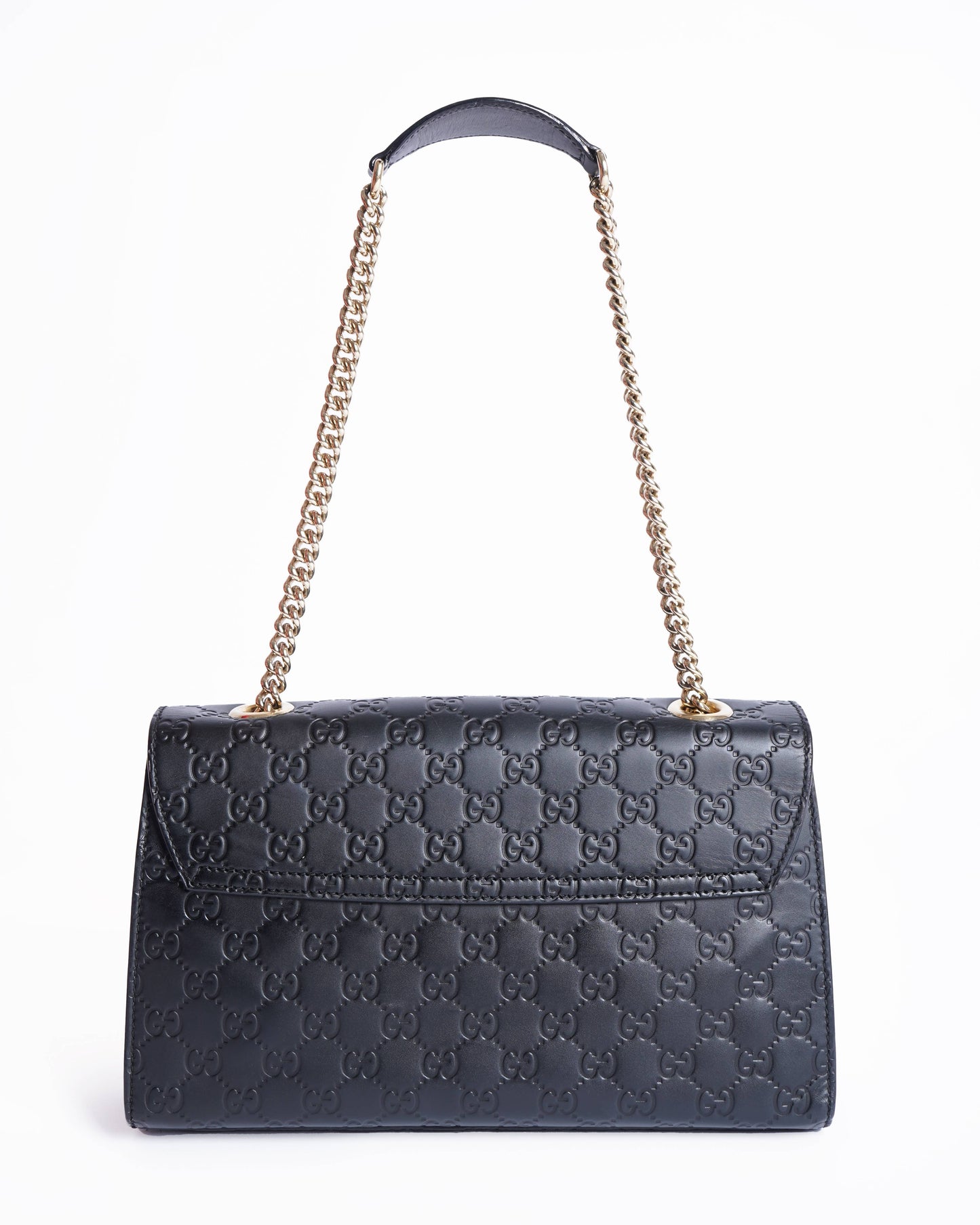 Gucci Monogram Leather Shoulder Bag