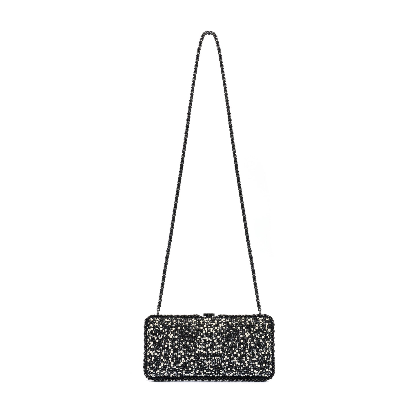 CHANEL Beaded Pearl Clutch