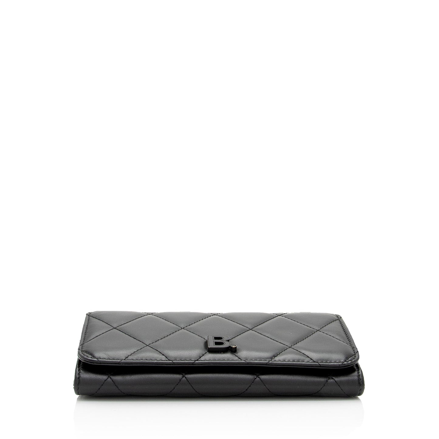 Luxury Balenciaga Trending 2026 Quilted Calfskin B Phone Holder Crossbody (SHF-wF8OTg)