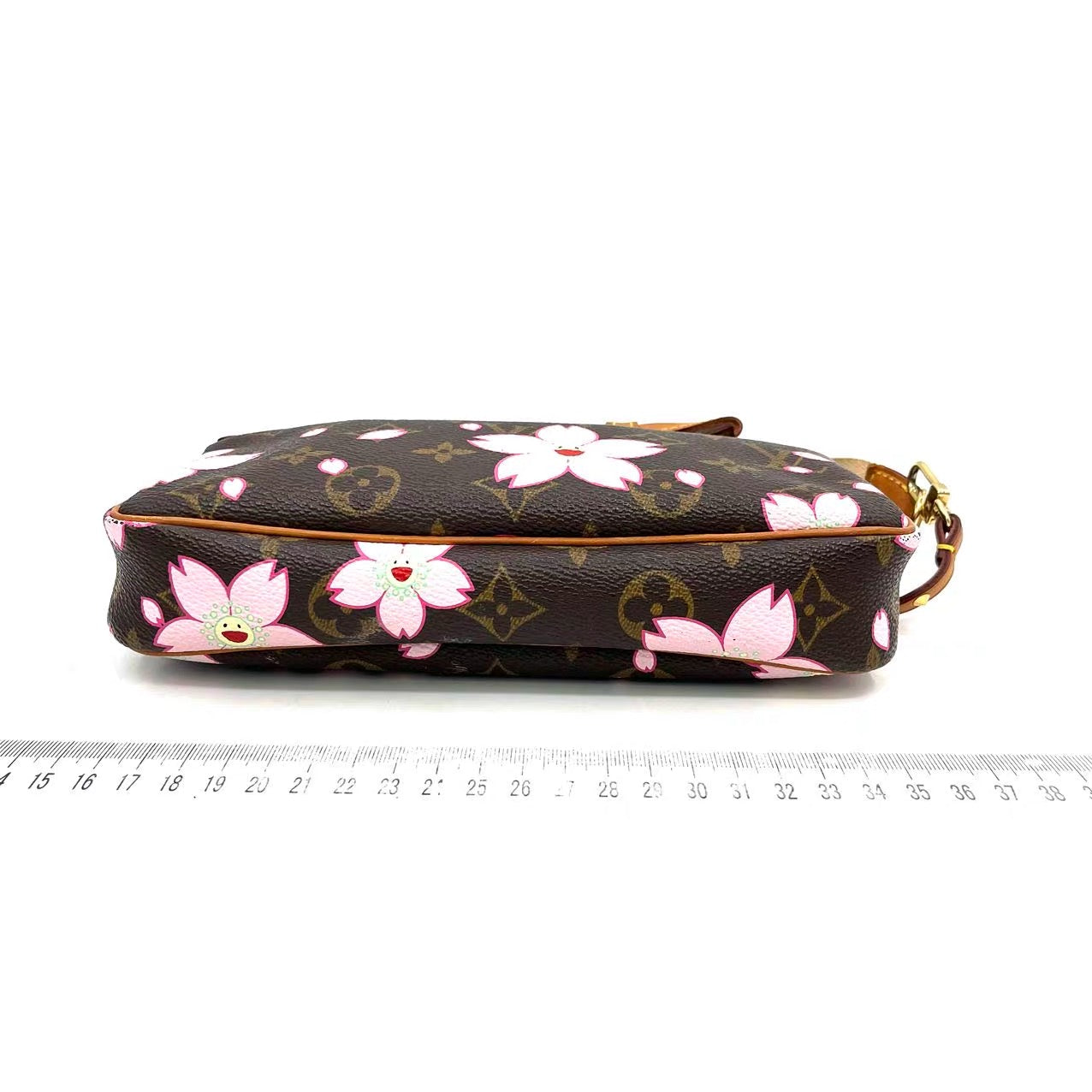 Louis Vuitton x Takashi Murakami Cherry Blossom on Brown Monogram Pochette Accessoire
