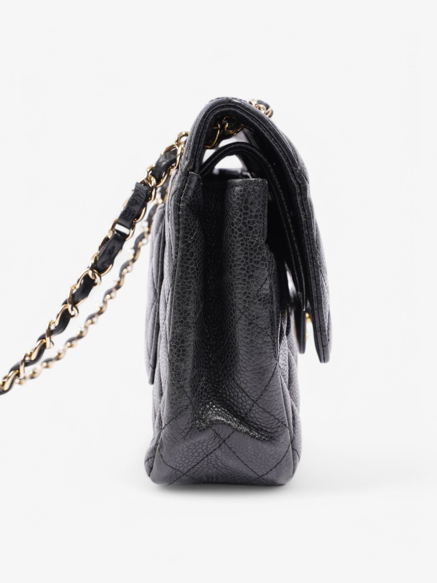 Chanel Classic Double Flap Black Caviar Leather Small