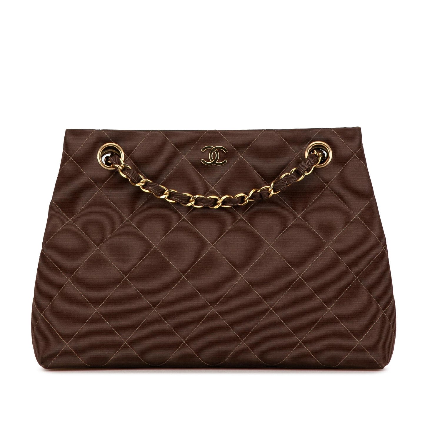 Chanel CC Quilted Nylon Shoulder Handbag (SHG-lWdX0e)