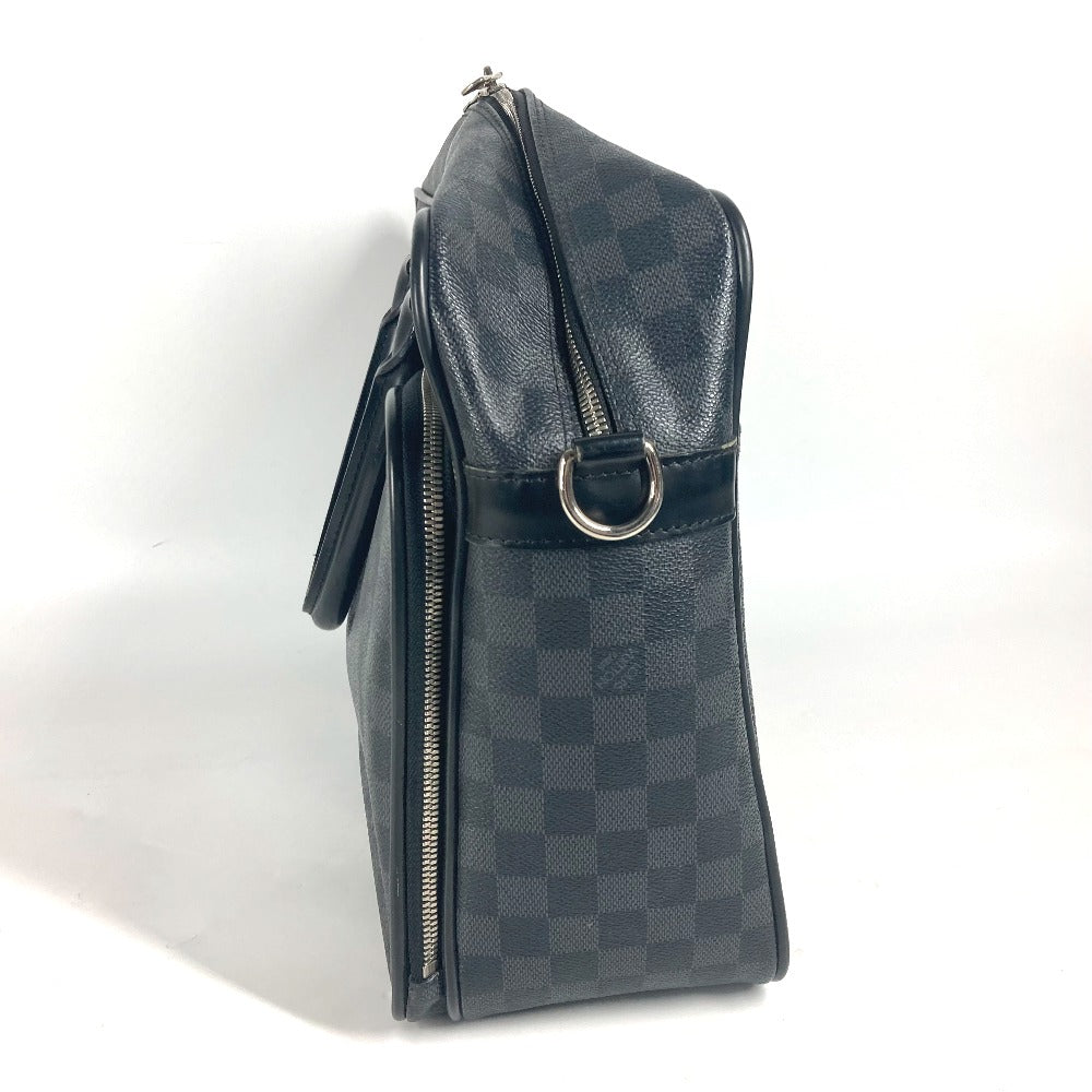Luxury Women's Handbag | LOUIS VUITTON Business bag Damier Grafitto Canvas black Damier Grafitte Ikar mens
