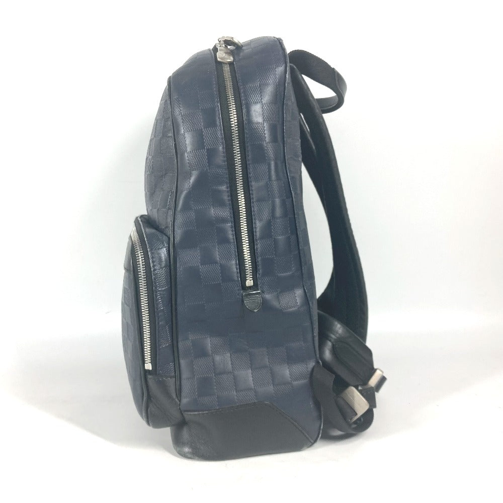 LOUIS VUITTON Backpack Damier Anfini Leather Navy Damier Anfini campus backpack